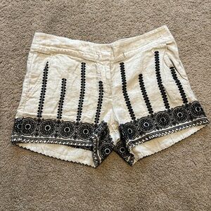 Linen shorts by LOFT